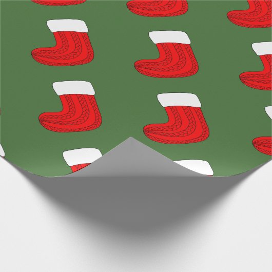 Kerstmis stoppen cadeaupapier (Hoek)