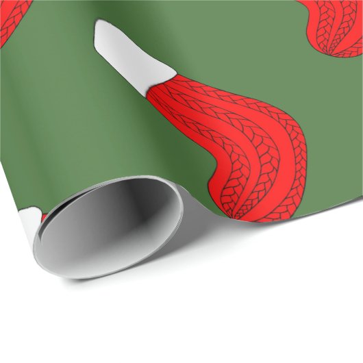 Kerstmis stoppen cadeaupapier (Rol Hoek)