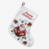 Kerstmis stoppen grote kerstsok (Voorkant (Hangend))