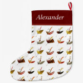 Kerstmis stoppen grote kerstsok (Achterkant)