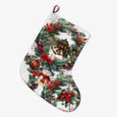 Kerstmis stoppen grote kerstsok (Voorkant (Hangend))