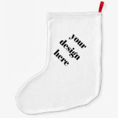 Kerstmis stoppen grote kerstsok (Achterkant)