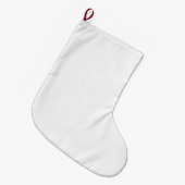 Kerstmis stoppen grote kerstsok (Voorkant (Hangend))