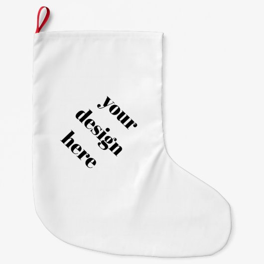 Kerstmis stoppen grote kerstsok (Voorkant)