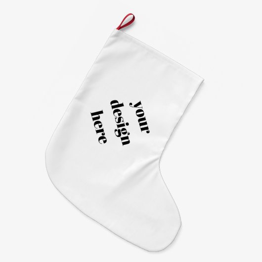 Kerstmis stoppen grote kerstsok (Voorkant (Hangend))