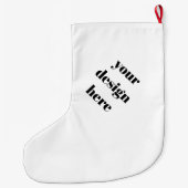 Kerstmis stoppen grote kerstsok (Achterkant)