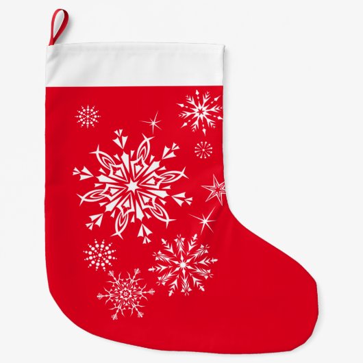 Kerstmis stoppen grote kerstsok (Voorkant)
