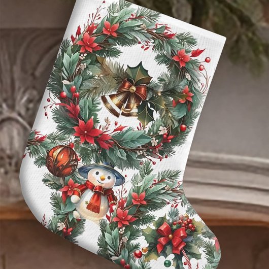 Kerstmis stoppen grote kerstsok