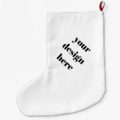 Kerstmis stoppen grote kerstsok (Achterkant)