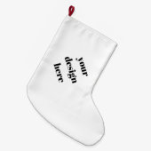 Kerstmis stoppen grote kerstsok (Voorkant (Hangend))