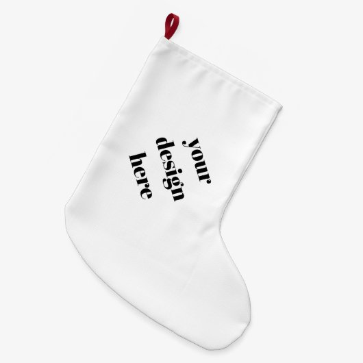 Kerstmis stoppen grote kerstsok (Voorkant (Hangend))