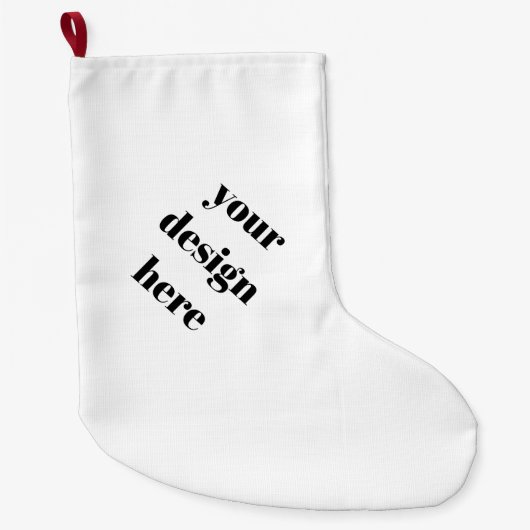 Kerstmis stoppen grote kerstsok (Voorkant)