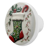 Kerstmis stoppen keramische knop (Rechts)