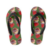 Kerstmis stoppen kinder teenslippers (Voetbed)