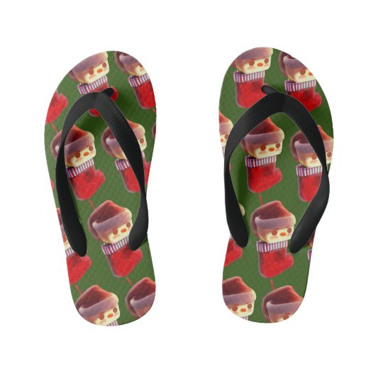 Kerstmis stoppen kinder teenslippers (Voetbed)
