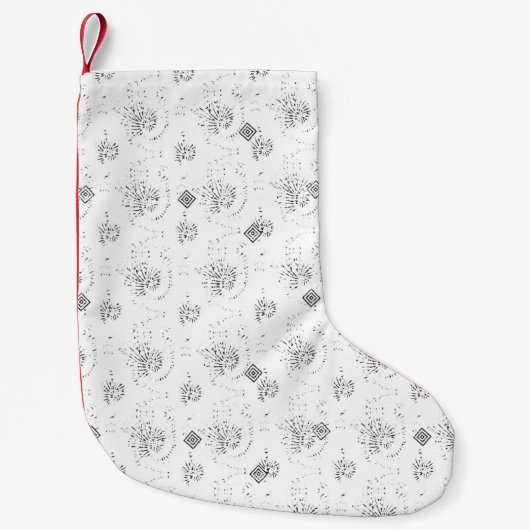 Kerstmis stoppen kleine kerstsok (Voorkant)