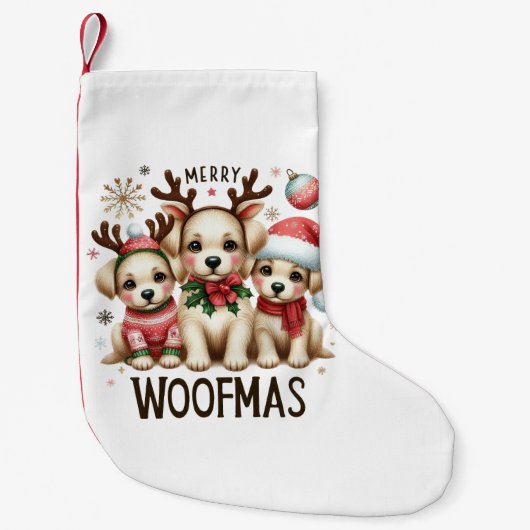 Kerstmis stoppen kleine kerstsok (Voorkant)