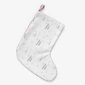 Kerstmis stoppen kleine kerstsok (Voorkant (Hangend))