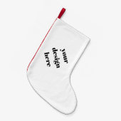 Kerstmis stoppen kleine kerstsok (Voorkant (Hangend))