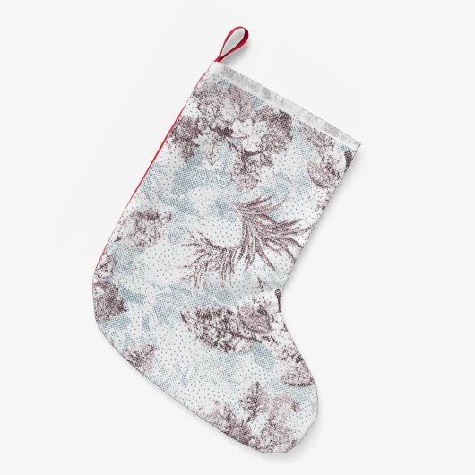 Kerstmis stoppen kleine kerstsok (Voorkant (Hangend))