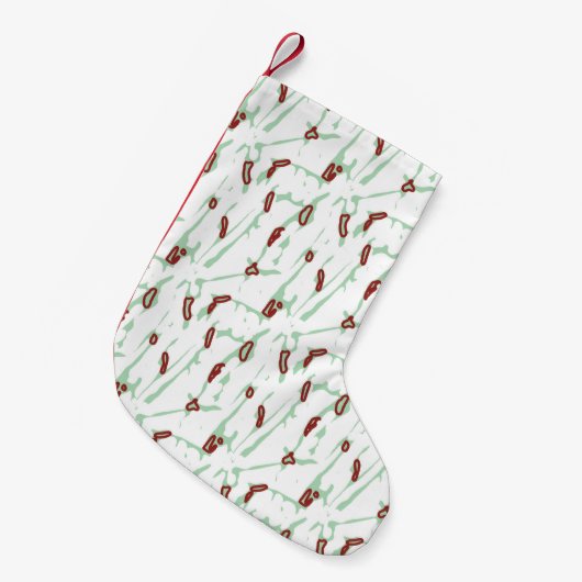 Kerstmis stoppen kleine kerstsok (Voorkant (Hangend))