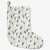 Kerstmis stoppen kleine kerstsok (Voorkant)