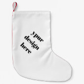 Kerstmis stoppen kleine kerstsok (Voorkant)
