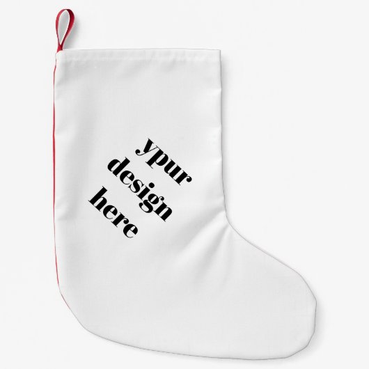 Kerstmis stoppen kleine kerstsok (Voorkant)