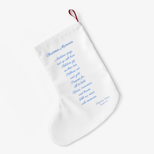 Kerstmis stoppen kleine kerstsok (Achterkant (Hangend))