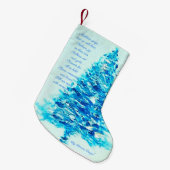 Kerstmis stoppen kleine kerstsok (Voorkant (Hangend))