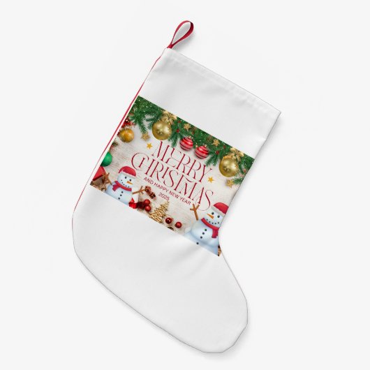 Kerstmis stoppen kleine kerstsok (Voorkant (Hangend))