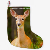 Kerstmis stoppen kleine kerstsok (Voorkant)