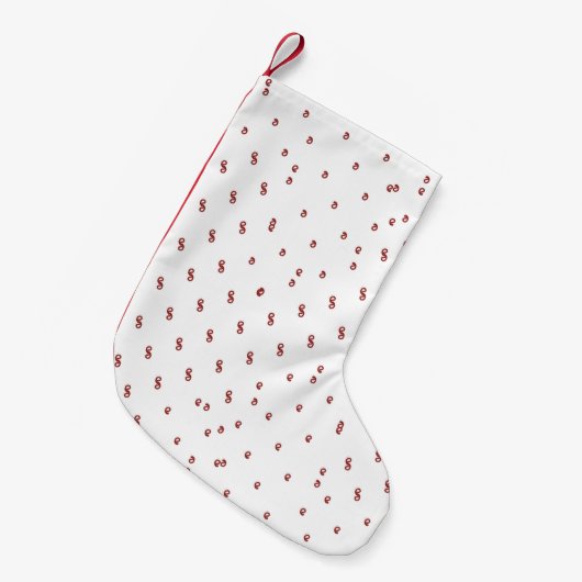 Kerstmis stoppen kleine kerstsok (Voorkant (Hangend))