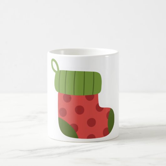 Kerstmis stoppen koffiemok (Center)