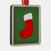 Kerstmis stoppen metalen ornament (Rechts)