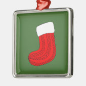 Kerstmis stoppen metalen ornament (Links)