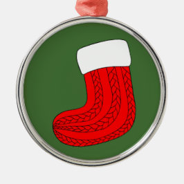 Kerstmis stoppen metalen ornament