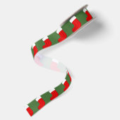 Kerstmis stoppen satijnen lint (Achterkant)