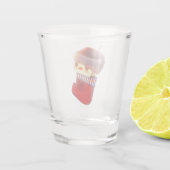 Kerstmis stoppen shot glas (Achterkant)