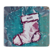 Kerstmis stoppen snijplank (Voorkant)