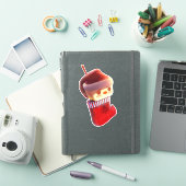 Kerstmis stoppen sticker (iPad Cover)