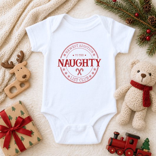 Kerstmis Stoute Lijst Club  Romper