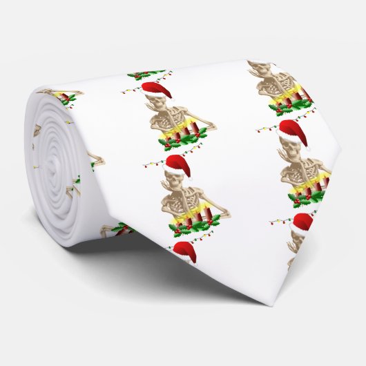 kerstmis stropdas (Opgerold)