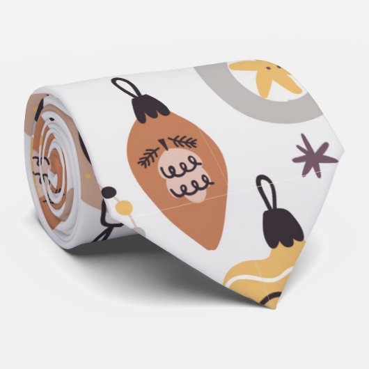 Kerstmis Stropdas (Opgerold)