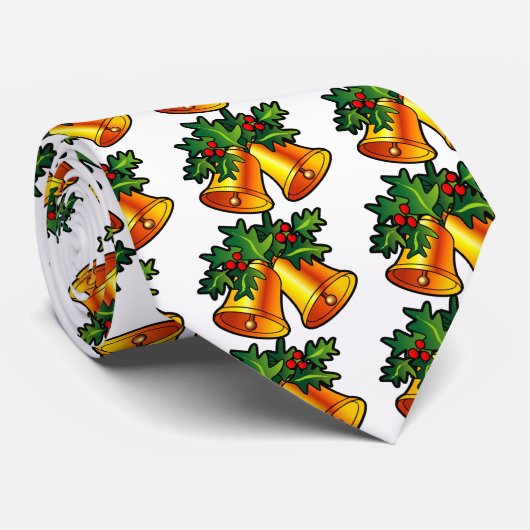 Kerstmis Stropdas (Opgerold)