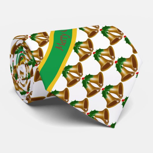 Kerstmis Stropdas (Opgerold)