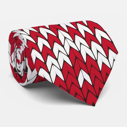 Kerstmis Stropdas (Opgerold)