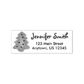 Kerstmis - Sugar Cookie Address Holidage Rubberstempel (Afrduk)