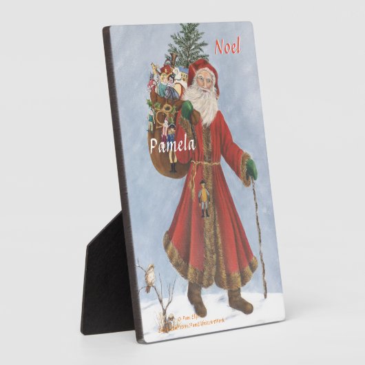 Kerstmis, suikerriet en cadeautjes in de sneeuw fotoplaat (Zijkant)