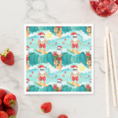 Kerstmis surfen in Hawaï met de Kerstman Servet (Insitu)